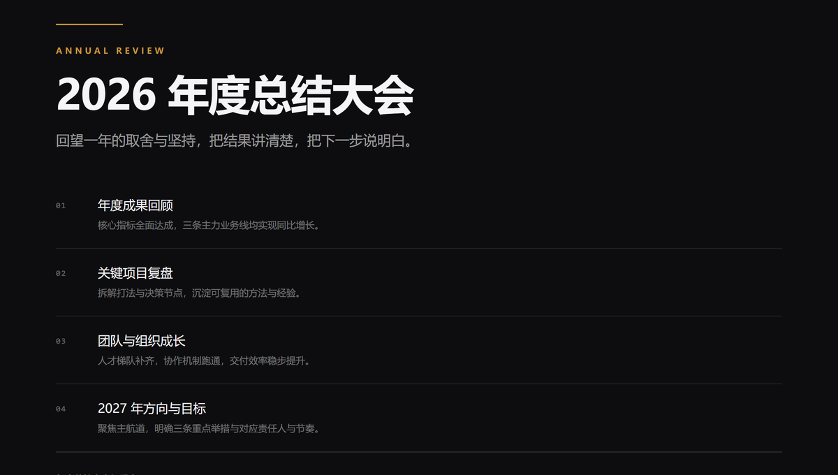 演示幻灯片风格